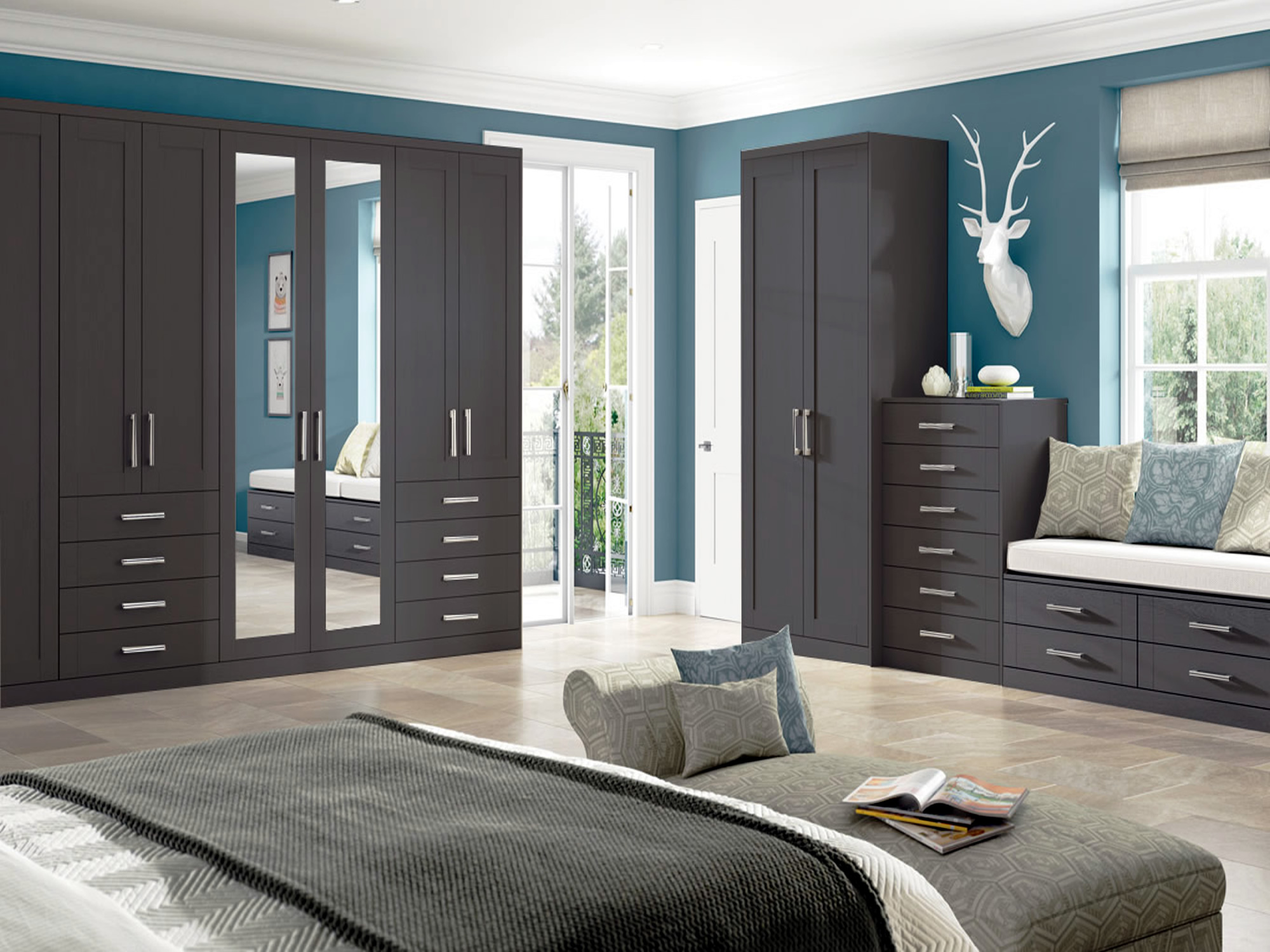 Pendle Charcoal Bedroom