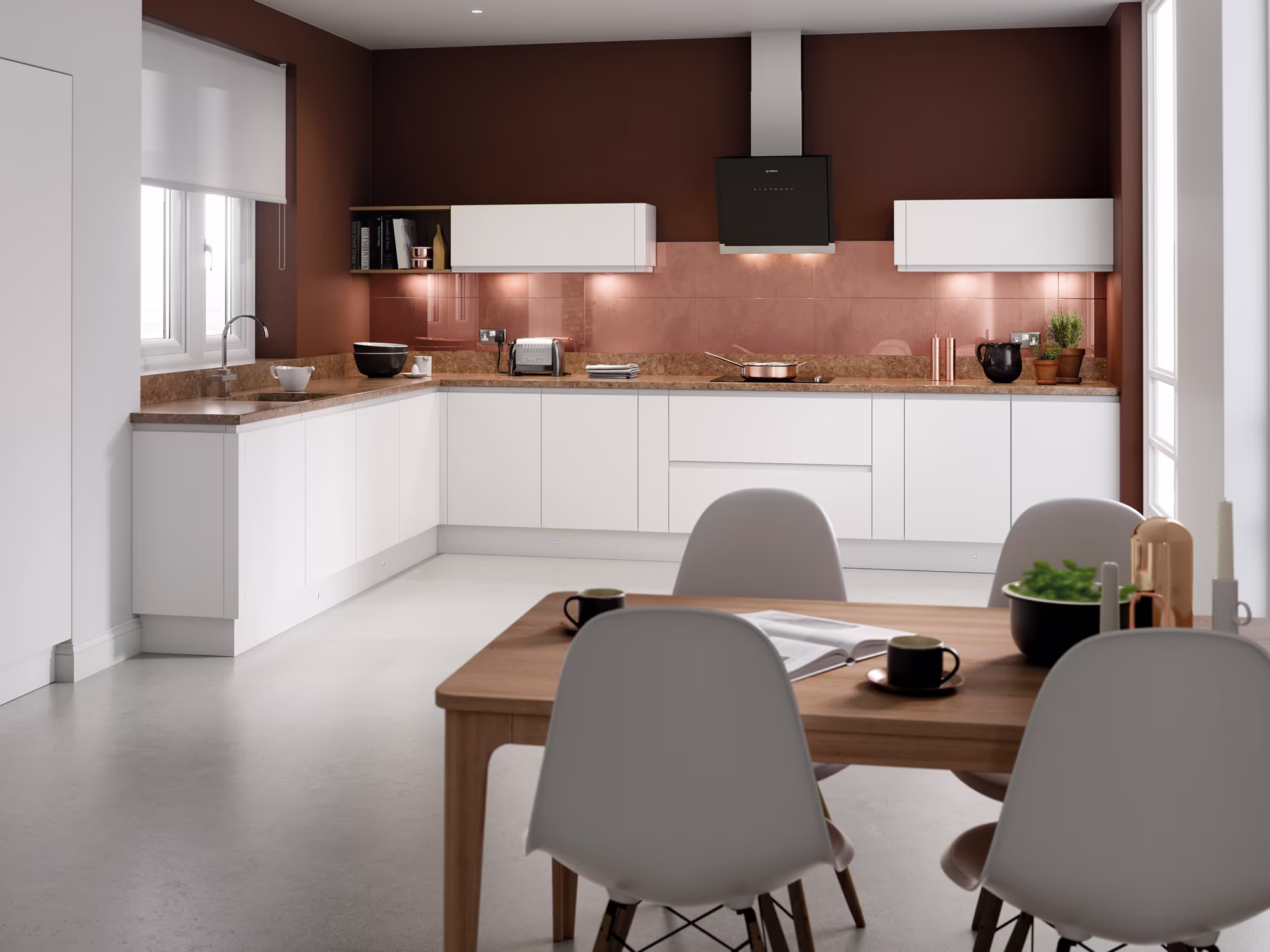 Lucent-M White Kitchen